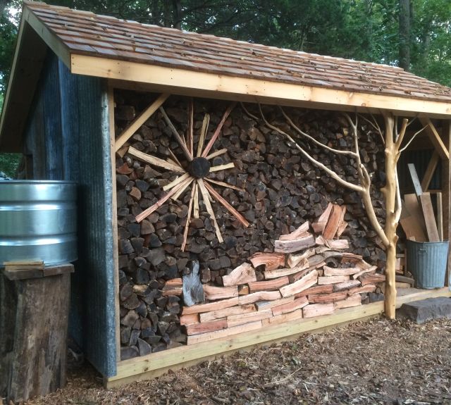 customized_oak frame shed
