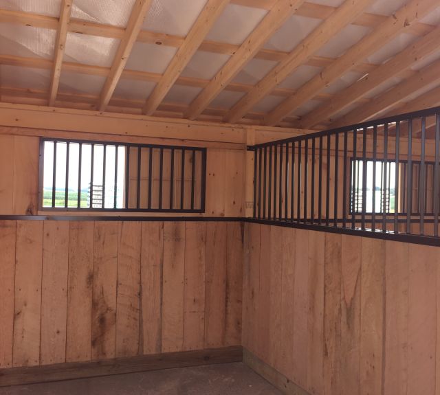 12x50' lean to barn-10