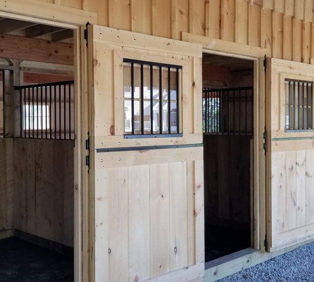 side aisle_dutch doors_option_added stall door window