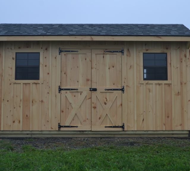 storage shed_10x16_upgraded metal windows