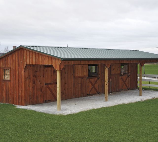 Shed Row Lean To