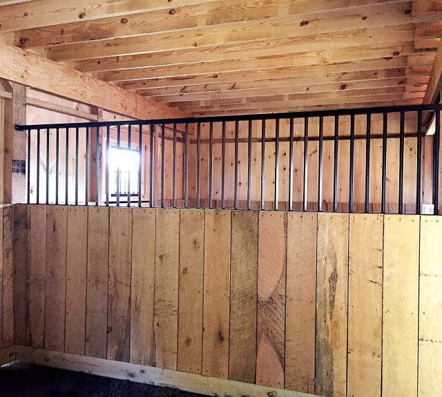 full loft_stall view_partion with grill