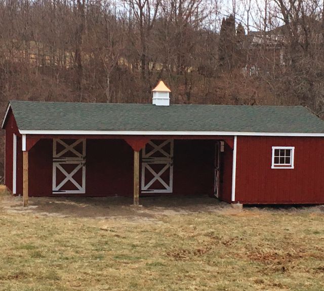 L Shaped Barns