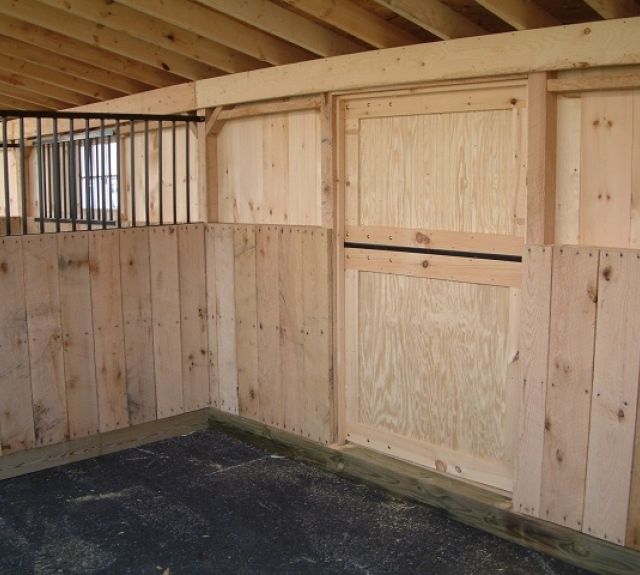 inside stall