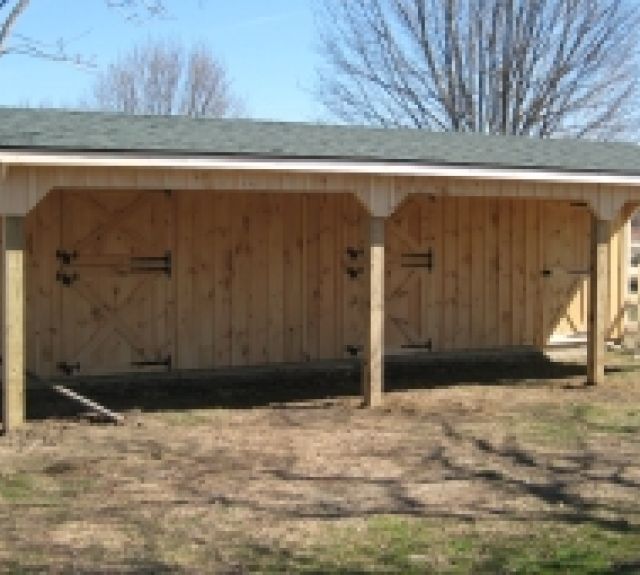lean to barn 10'