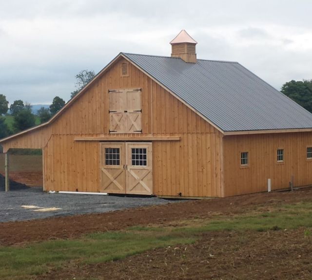 Full Loft Center Aisle Barn