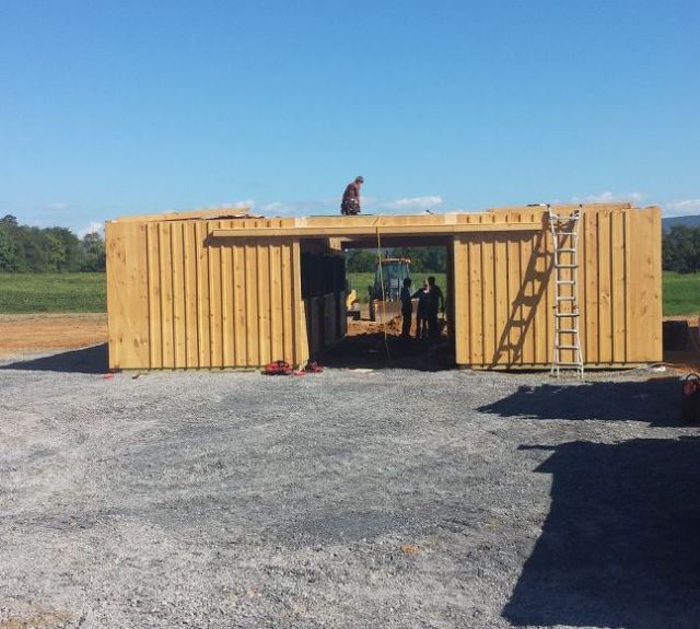 34'wide_full loft build_gable view
