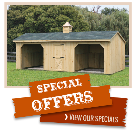 Small Horse Barns For Sale | Modular Horse Barns | Sunset Barns