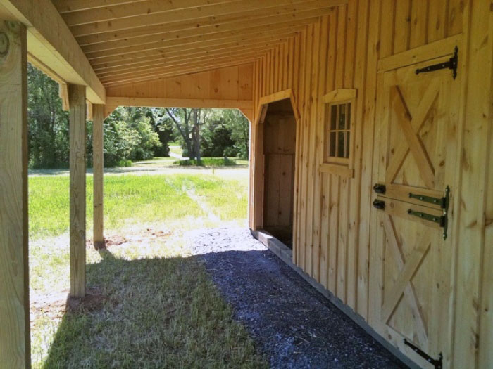 lean to shed